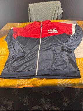 MLB SOX Red and Navy Windbreaker Jacket